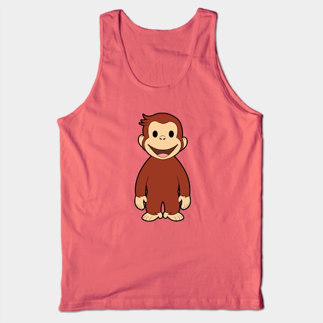 Curious George Tank Top by mighty corps studio